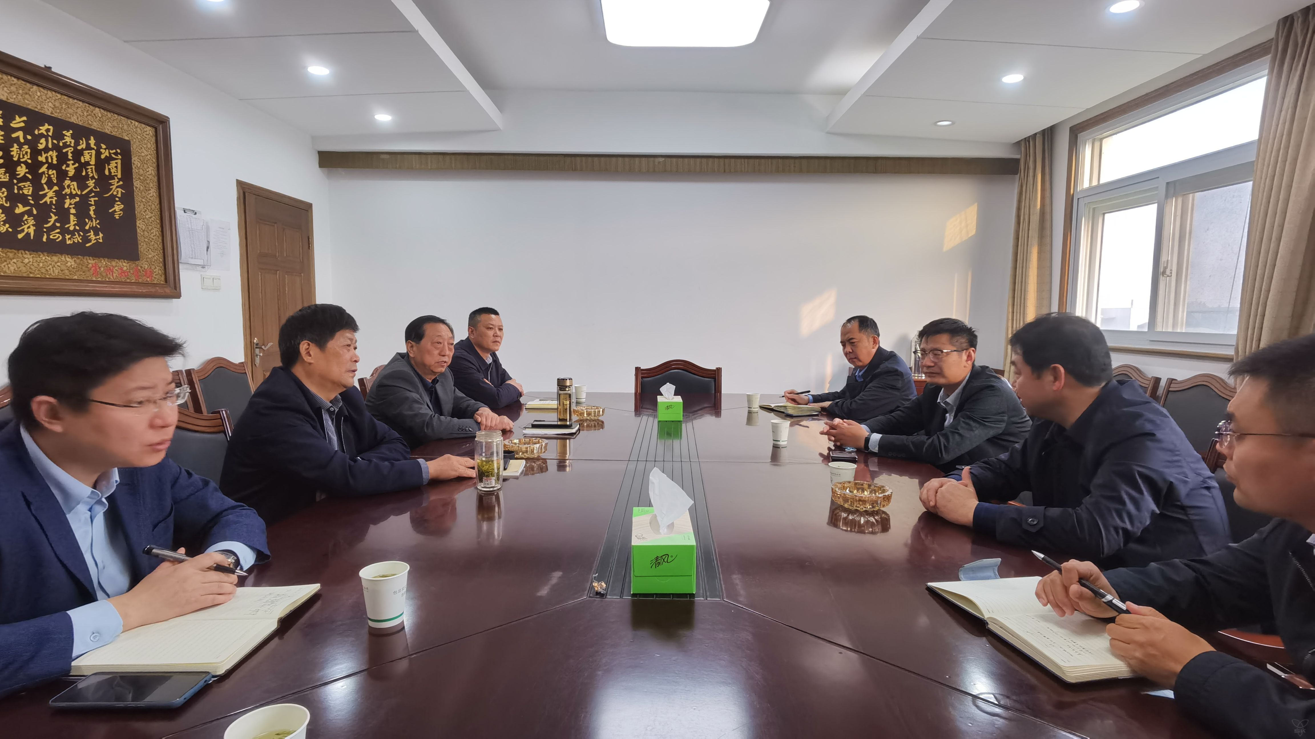 胡兆辉来白马湖考察调研
