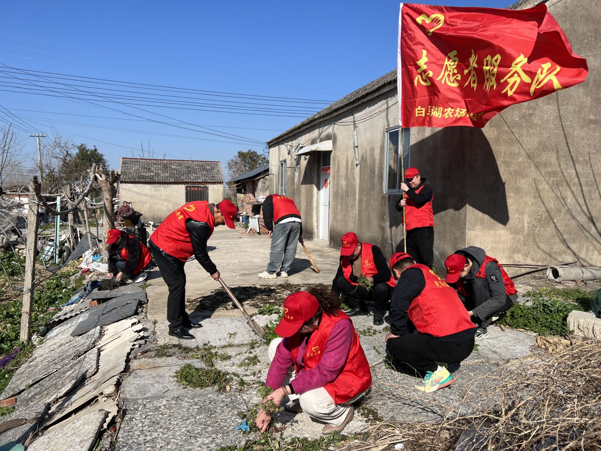 雷锋月活动｜邵集、三庄党支部：开展“学雷锋树新风”志愿服务活动